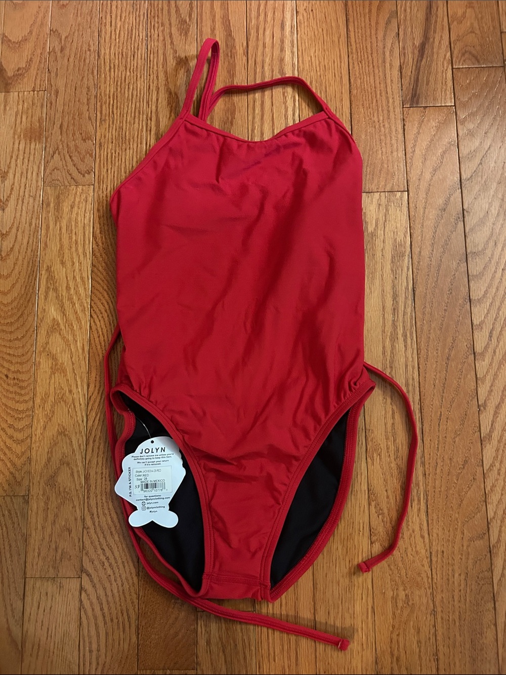Jolyn Jackson Tie-Back Sz 28 NWT (Red)